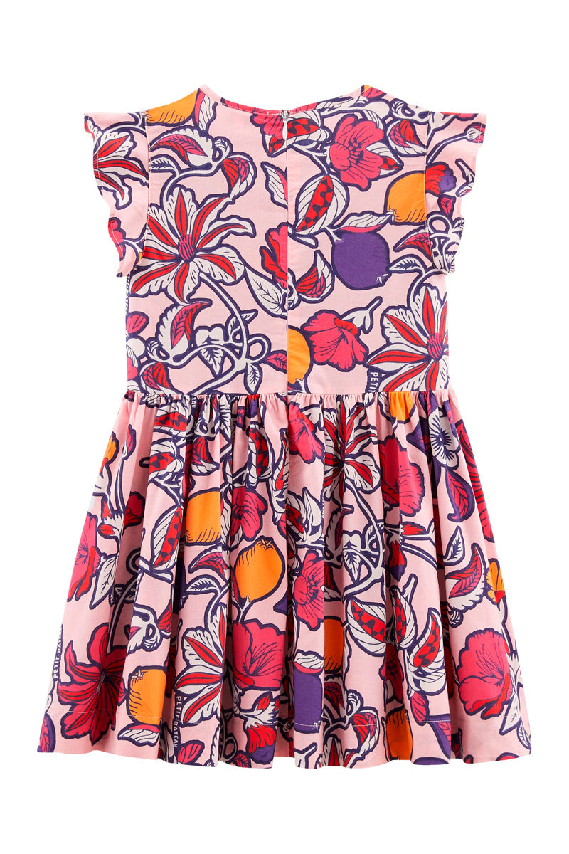 Robe - Rose Clair Et Fuchsia - Enfant Fille