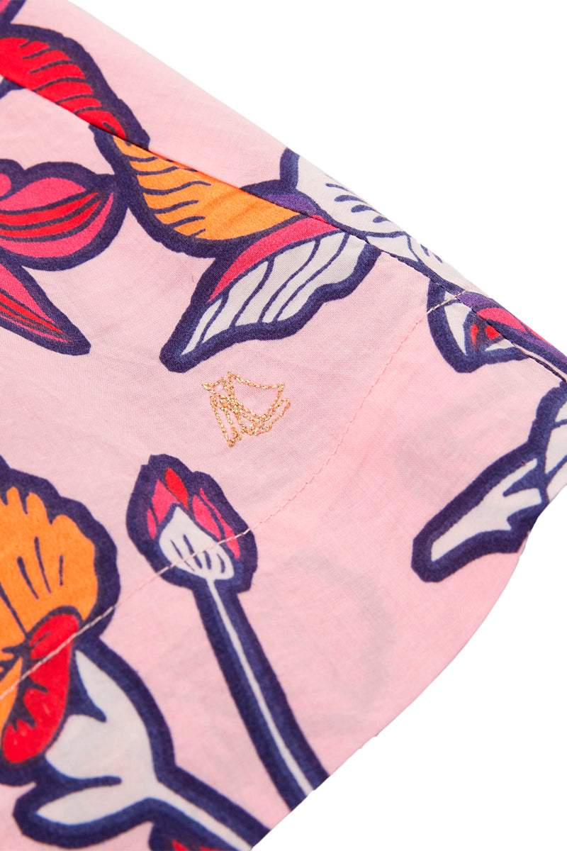 Robe - Rose Clair Et Fuchsia - Enfant Fille