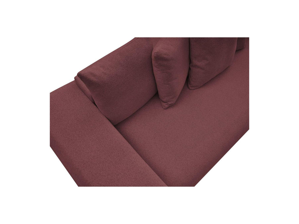 Voltaire - Fixed Straight 3-Seater Sofa - Heathered Fabric