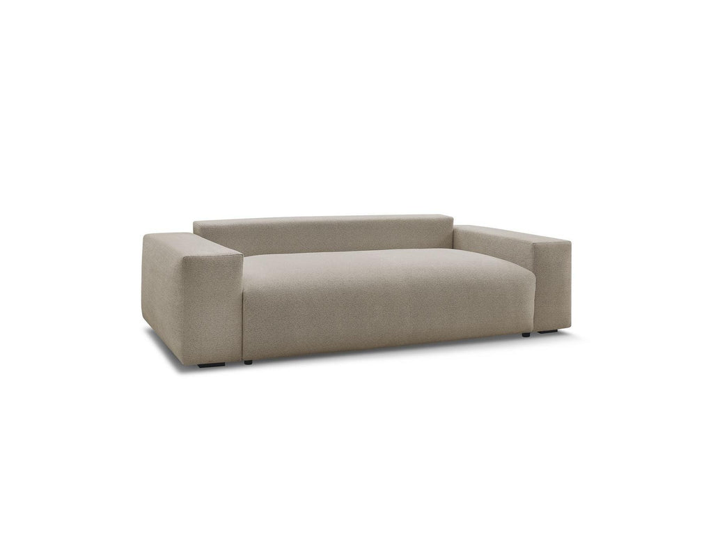 Voltaire - Fixed Straight 3-Seater Sofa - Heathered Fabric