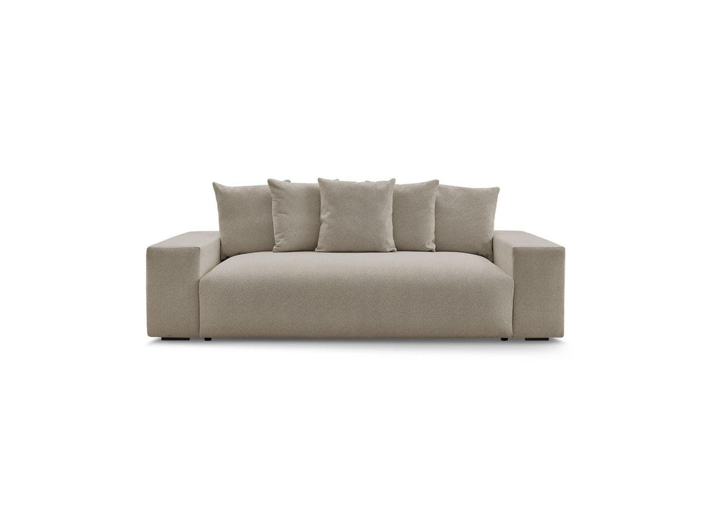 Voltaire - Fixed Straight 3-Seater Sofa - Heathered Fabric