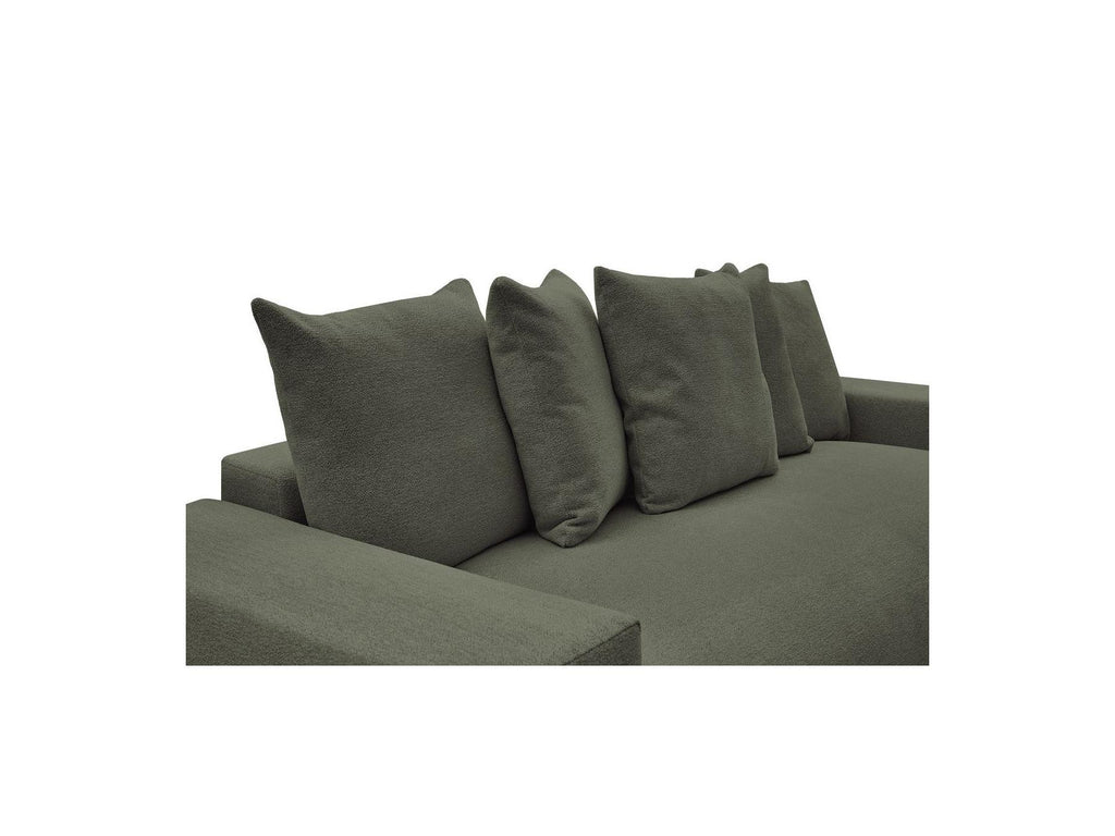 Voltaire - Fixed Straight 3-Seater Sofa - Heathered Fabric
