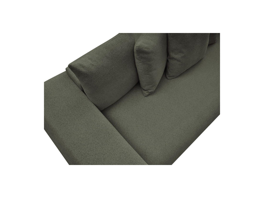 Voltaire - Fixed Straight 3-Seater Sofa - Heathered Fabric