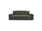 Voltaire - Fixed Straight 3-Seater Sofa - Heathered Fabric
