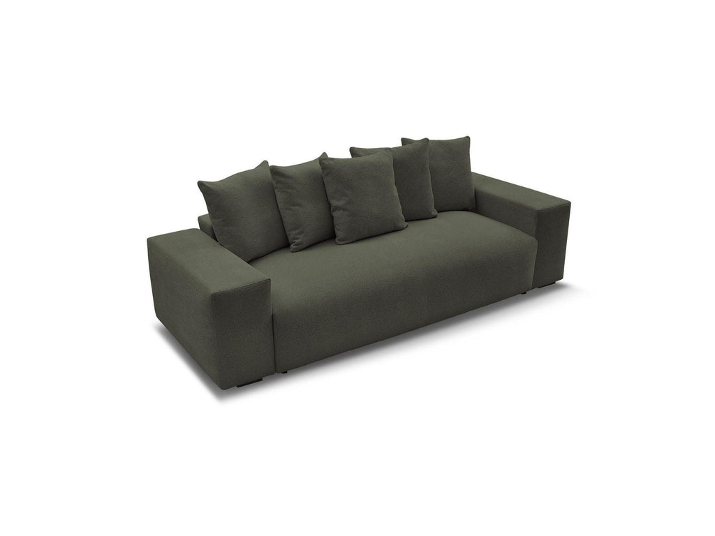 Voltaire - Fixed Straight 3-Seater Sofa - Heathered Fabric
