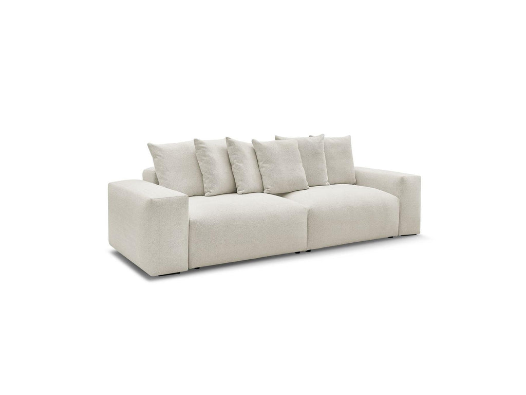 Voltaire - Canapé Droit Fixe 4 Places - Tissu Chiné