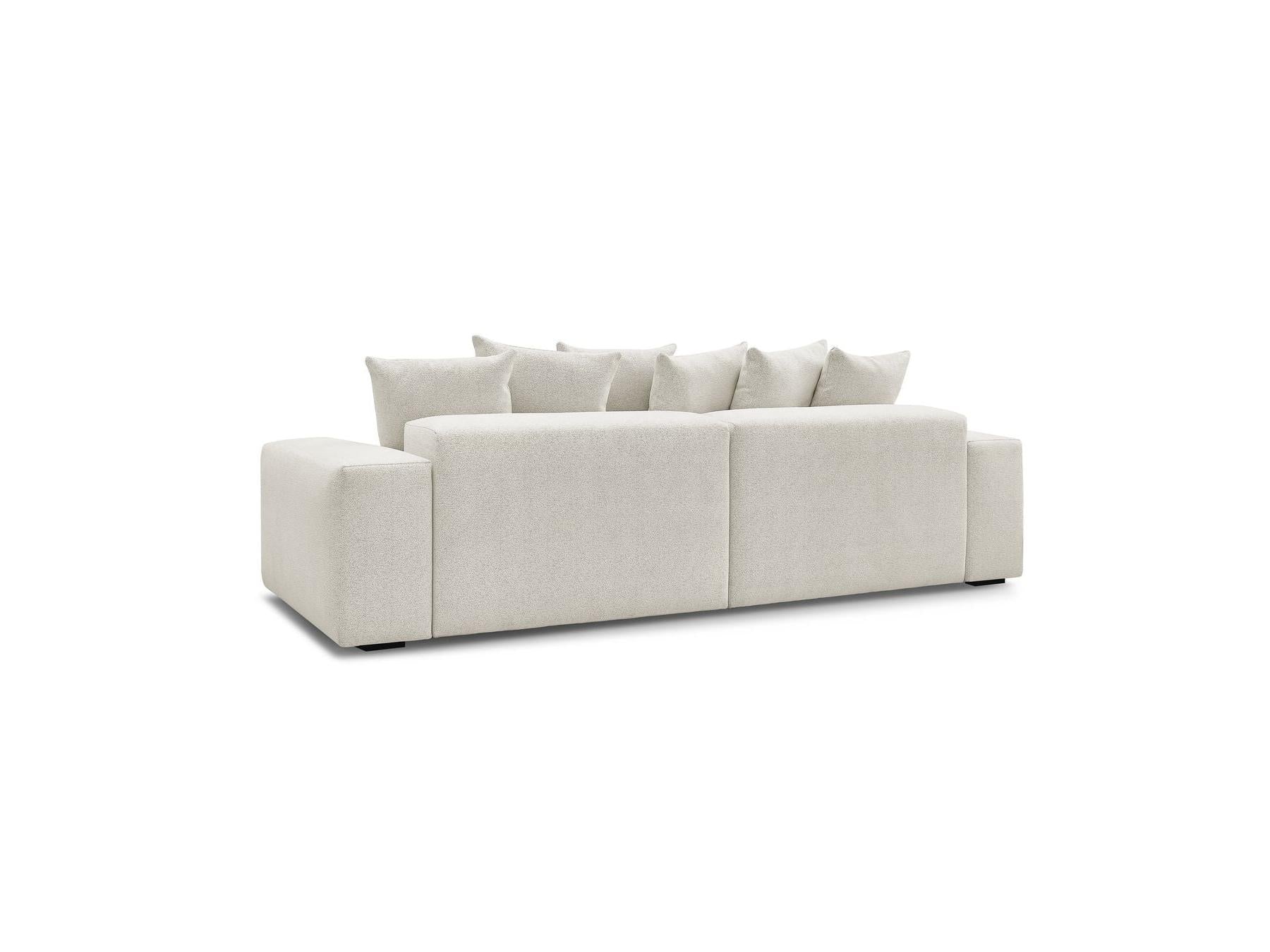 Voltaire - Canapé Droit Fixe 4 Places - Tissu Chiné