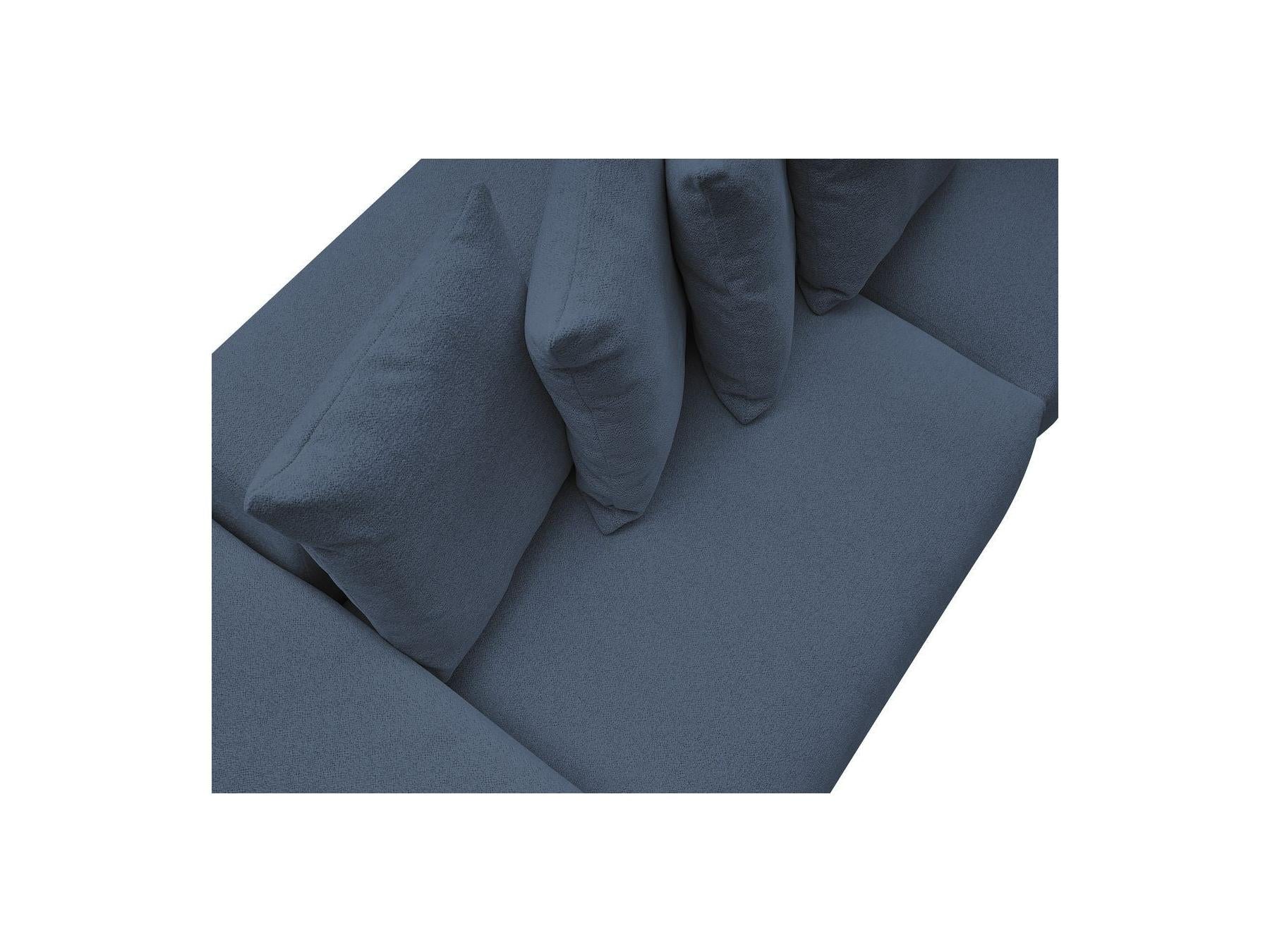 Voltaire - Canapé Droit Fixe 4 Places - Tissu Chiné