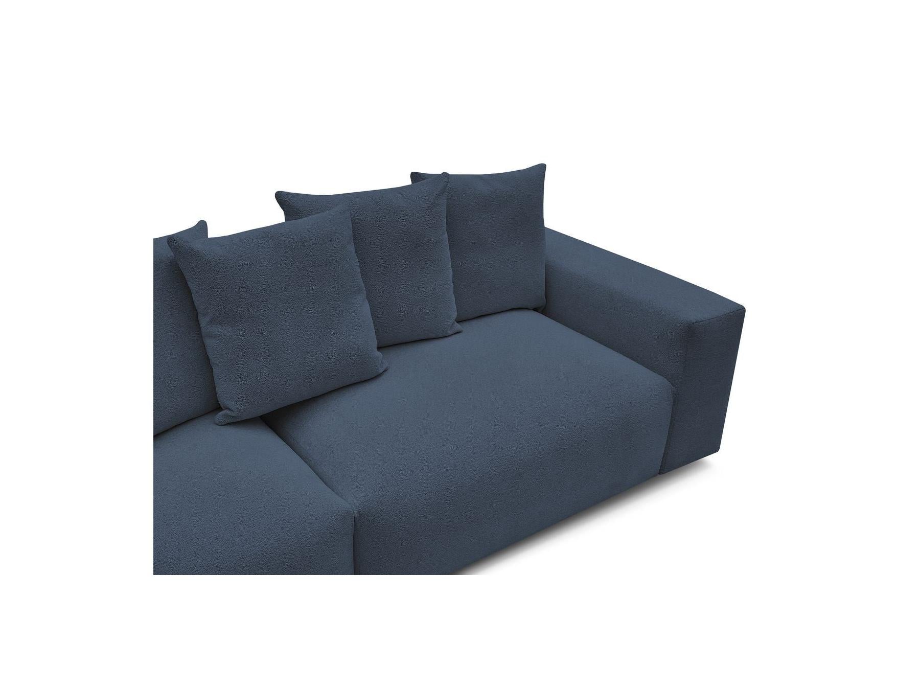 Voltaire - Canapé Droit Fixe 4 Places - Tissu Chiné