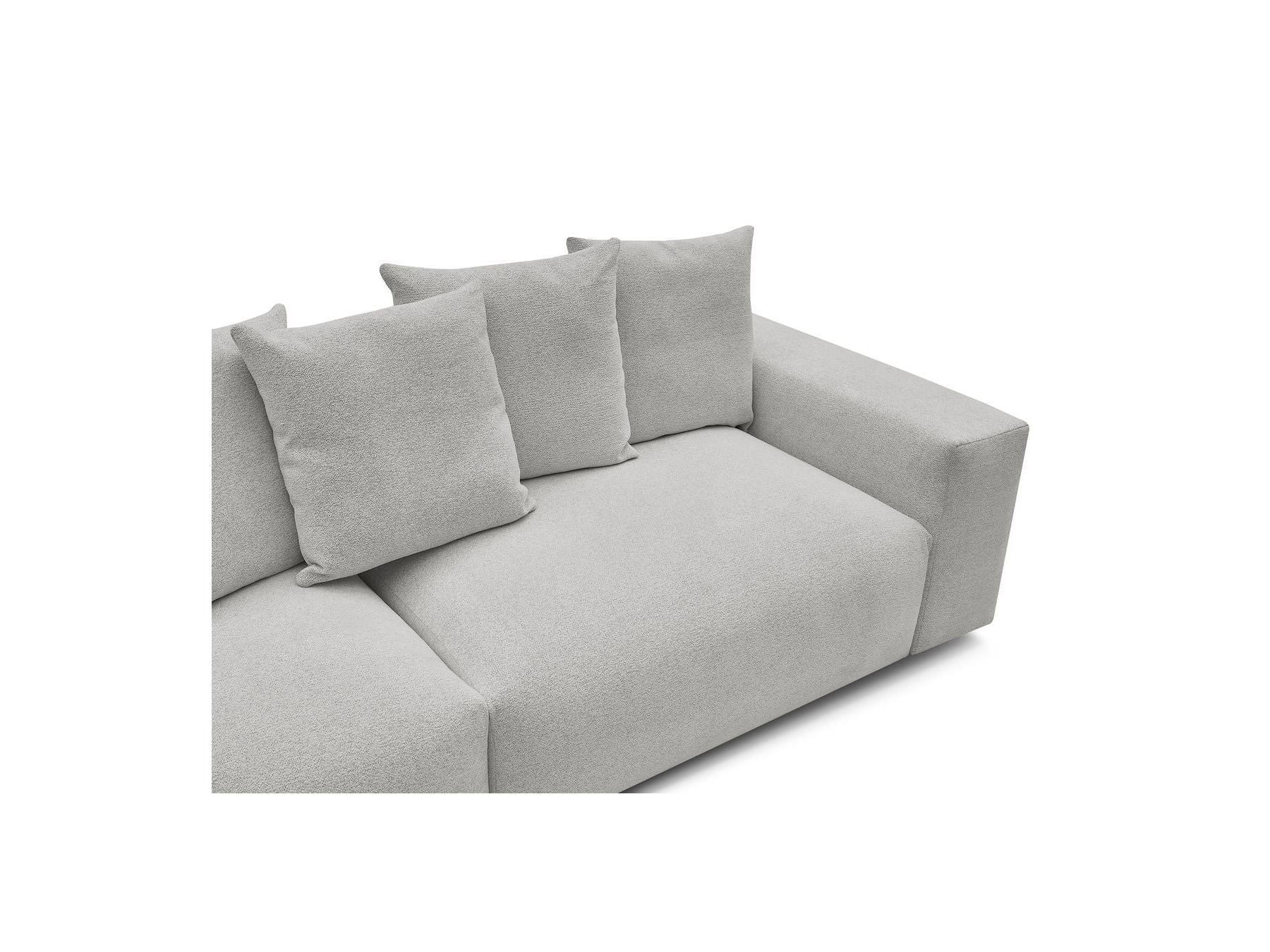 Voltaire - Canapé Droit Fixe 4 Places - Tissu Chiné