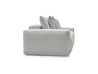 Voltaire - Canapé Droit Fixe 4 Places - Tissu Chiné