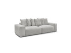 Voltaire - Canapé Droit Fixe 4 Places - Tissu Chiné