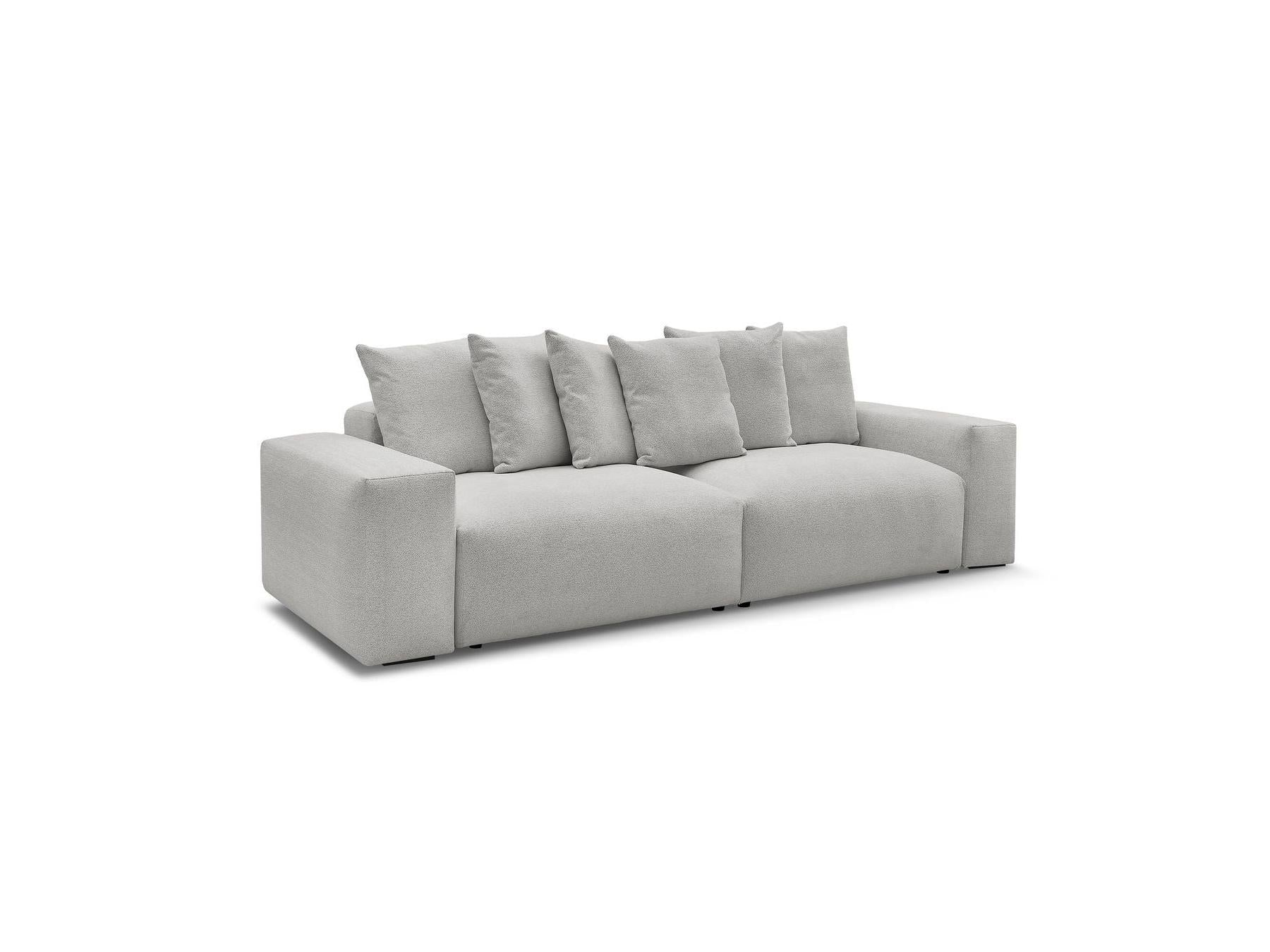 Voltaire - Canapé Droit Fixe 4 Places - Tissu Chiné