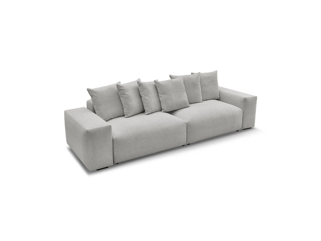 Voltaire - Canapé Droit Fixe 4 Places - Tissu Chiné