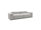 Voltaire - Canapé Droit Fixe 4 Places - Tissu Chiné