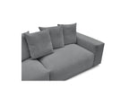 Voltaire - Canapé Droit Fixe 4 Places - Tissu Chiné