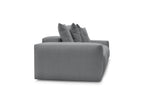 Voltaire - Canapé Droit Fixe 4 Places - Tissu Chiné