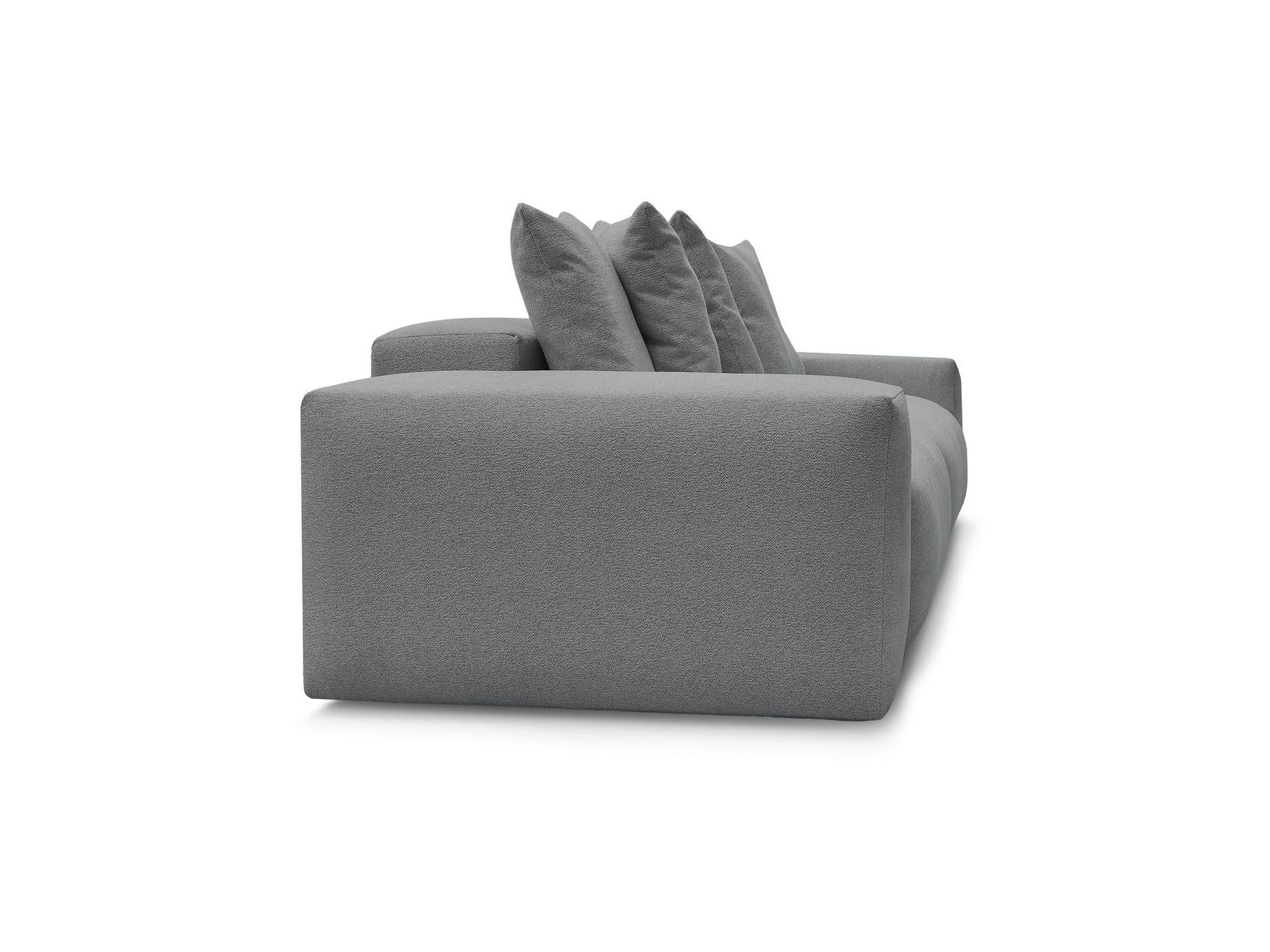Voltaire - Canapé Droit Fixe 4 Places - Tissu Chiné