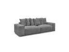 Voltaire - Canapé Droit Fixe 4 Places - Tissu Chiné