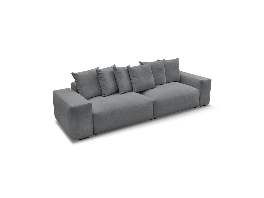 Voltaire - Canapé Droit Fixe 4 Places - Tissu Chiné