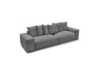 Voltaire - Canapé Droit Fixe 4 Places - Tissu Chiné