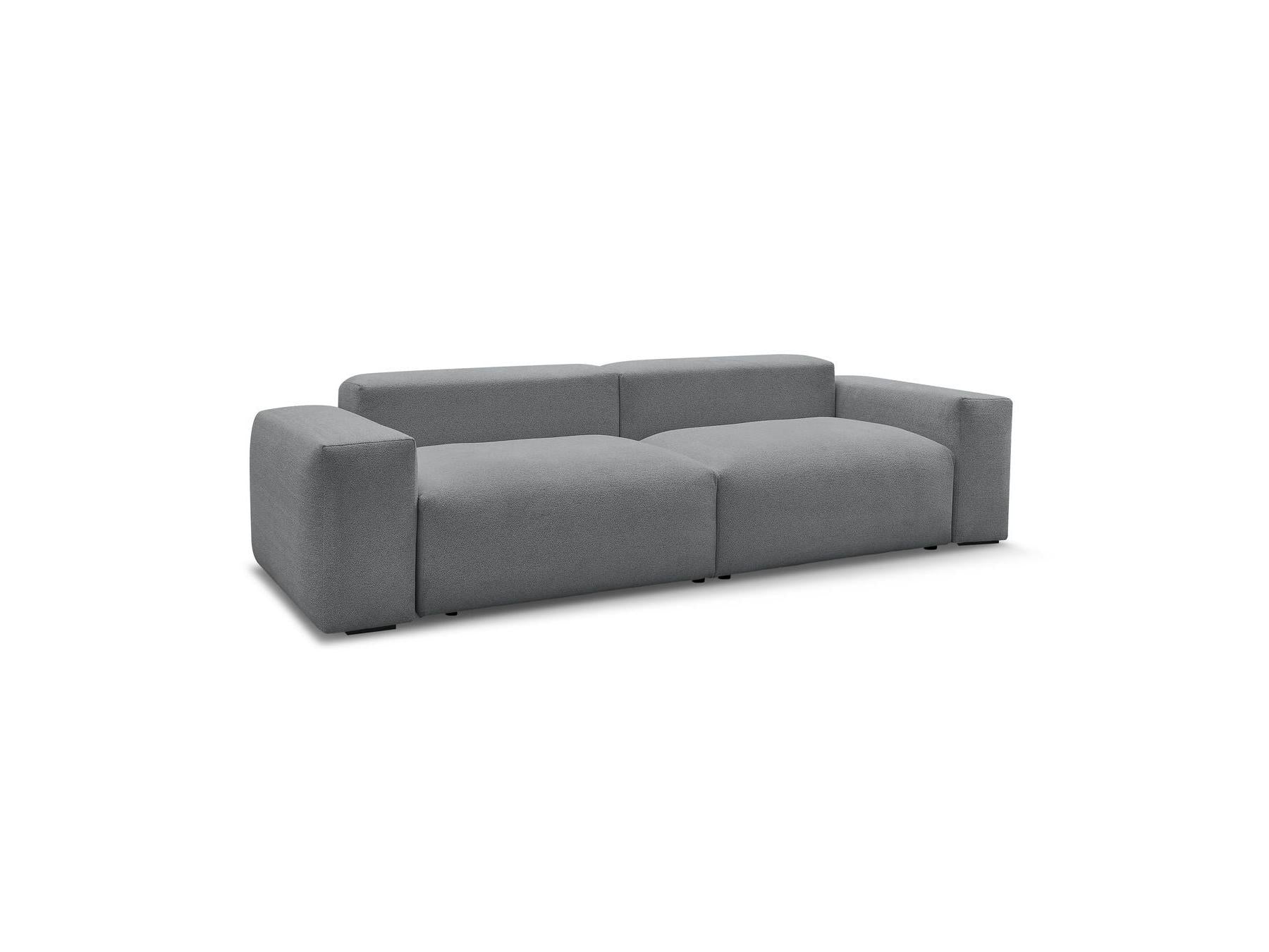 Voltaire - Canapé Droit Fixe 4 Places - Tissu Chiné