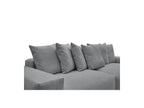 Voltaire - Canapé Droit Fixe 4 Places - Tissu Chiné