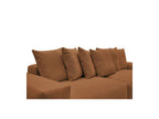 Voltaire - Canapé Droit Fixe 4 Places - Tissu Chiné