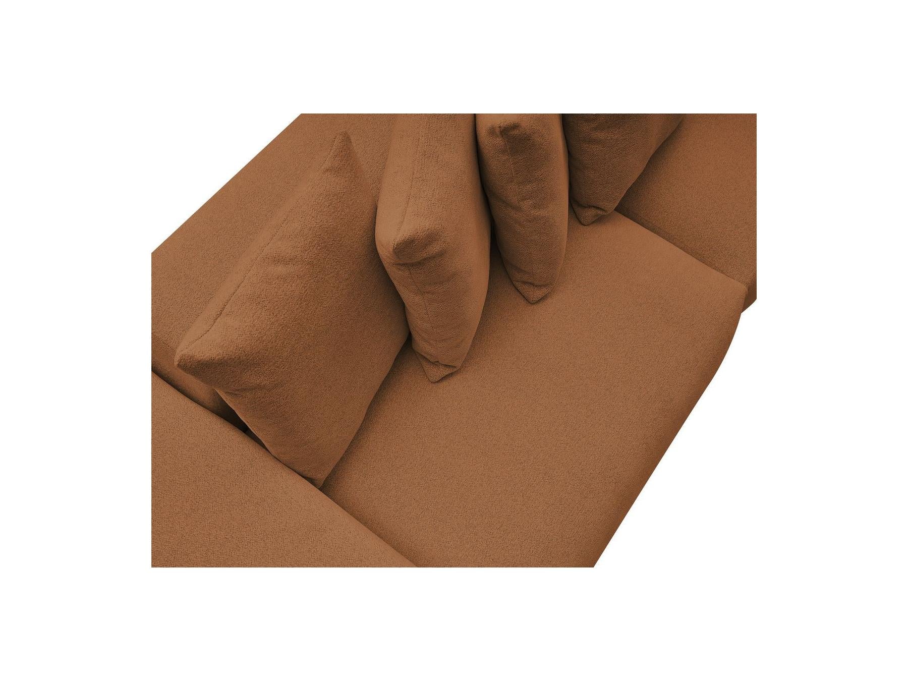 Voltaire - Canapé Droit Fixe 4 Places - Tissu Chiné