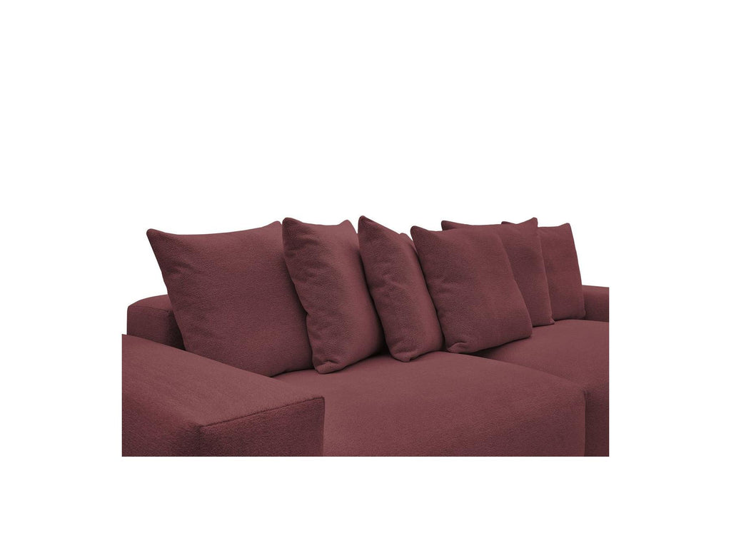 Voltaire - Canapé Droit Fixe 4 Places - Tissu Chiné