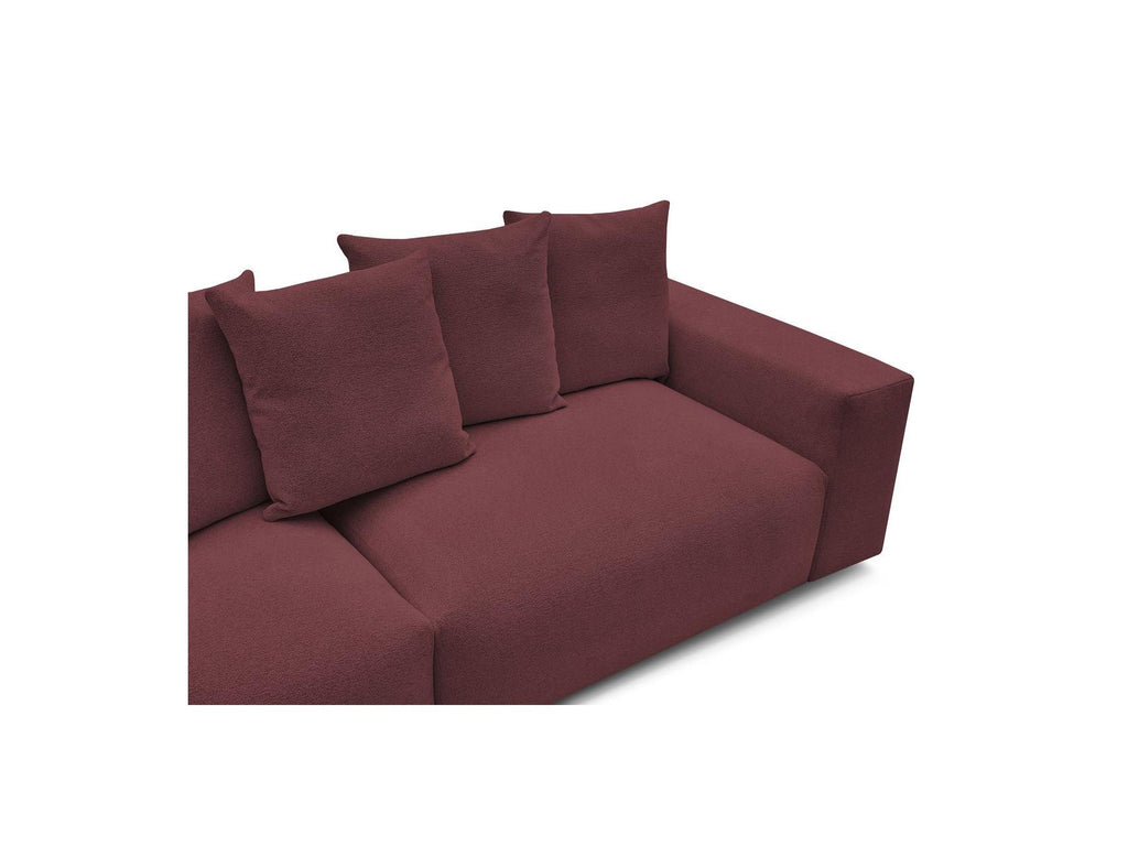 Voltaire - Canapé Droit Fixe 4 Places - Tissu Chiné