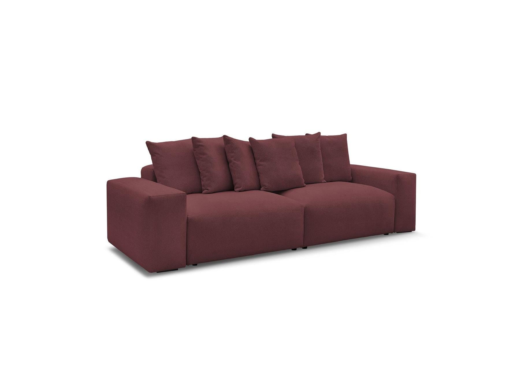 Voltaire - Canapé Droit Fixe 4 Places - Tissu Chiné