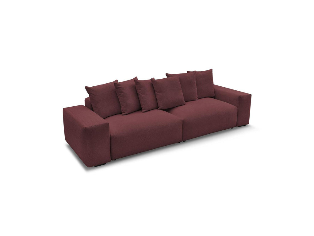 Voltaire - Canapé Droit Fixe 4 Places - Tissu Chiné