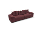 Voltaire - Canapé Droit Fixe 4 Places - Tissu Chiné