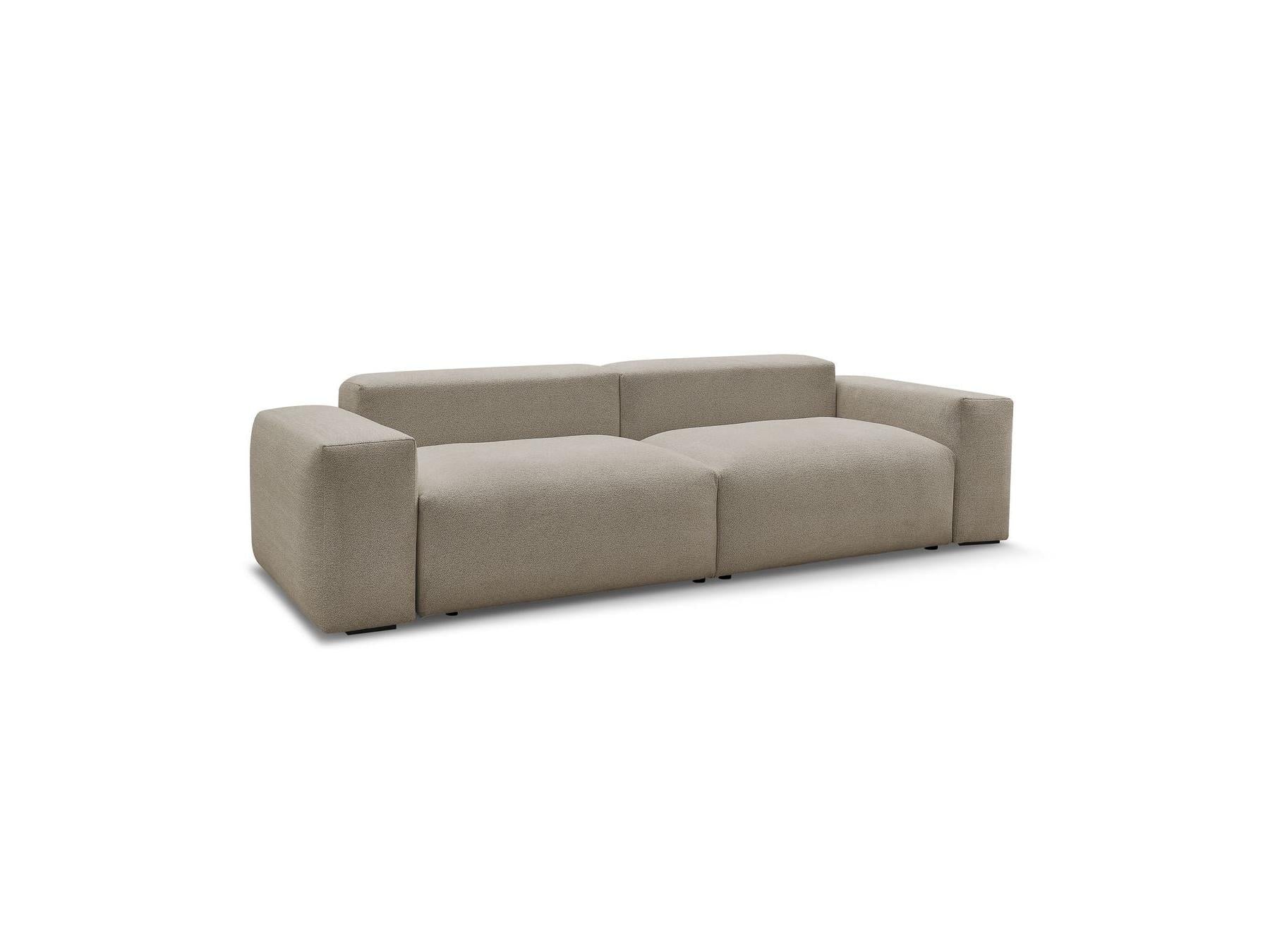 Voltaire - Canapé Droit Fixe 4 Places - Tissu Chiné