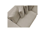 Voltaire - Canapé Droit Fixe 4 Places - Tissu Chiné