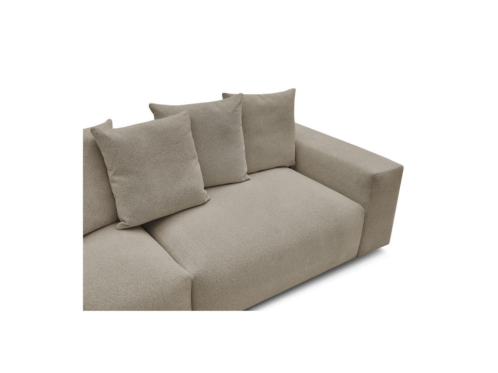 Voltaire - Canapé Droit Fixe 4 Places - Tissu Chiné