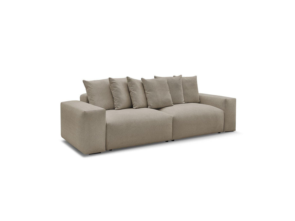 Voltaire - Canapé Droit Fixe 4 Places - Tissu Chiné