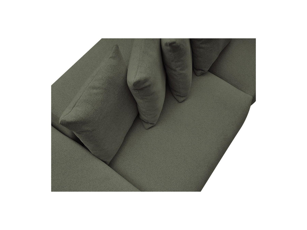 Voltaire - Canapé Droit Fixe 4 Places - Tissu Chiné