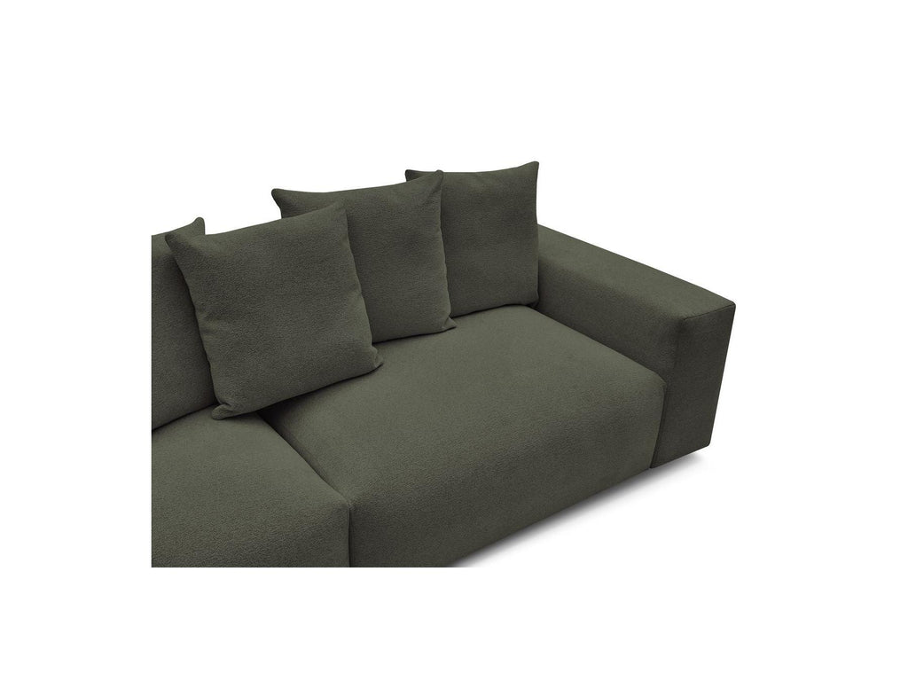 Voltaire - Canapé Droit Fixe 4 Places - Tissu Chiné