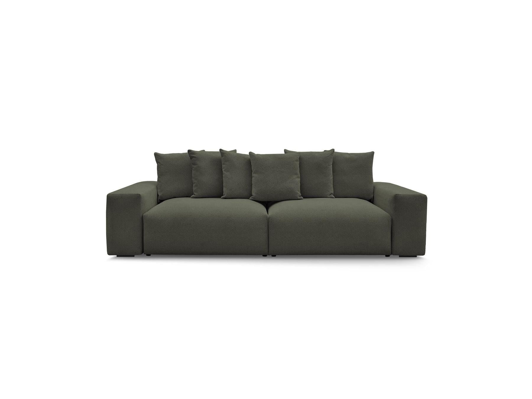 Voltaire - Canapé Droit Fixe 4 Places - Tissu Chiné