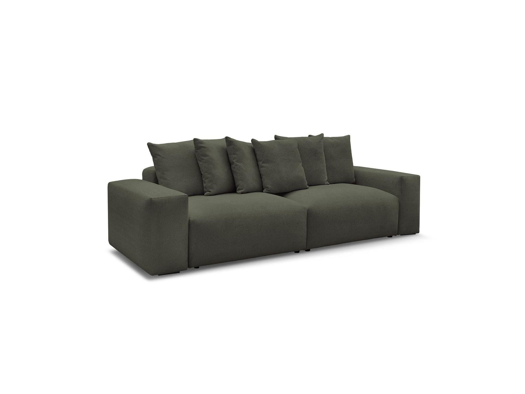 Voltaire - Canapé Droit Fixe 4 Places - Tissu Chiné