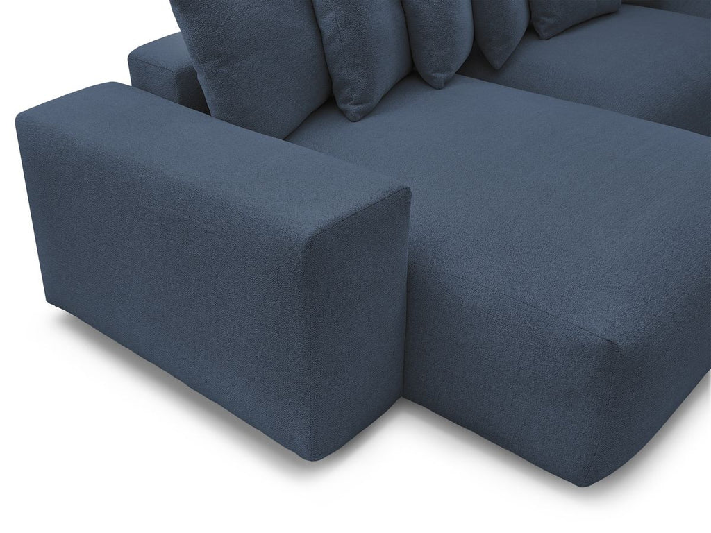 Voltaire - Fixed Panoramic Sofa - Mottled Fabric