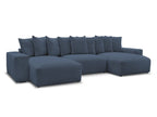 Voltaire - Fixed Panoramic Sofa - Mottled Fabric