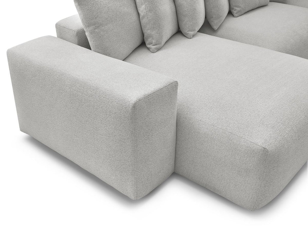 Voltaire - Fixed Panoramic Sofa - Mottled Fabric