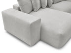 Voltaire - Fixed Panoramic Sofa - Mottled Fabric