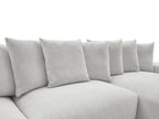Voltaire - Fixed Panoramic Sofa - Mottled Fabric