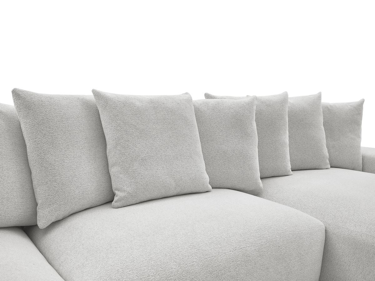 Voltaire - Fixed Panoramic Sofa - Mottled Fabric