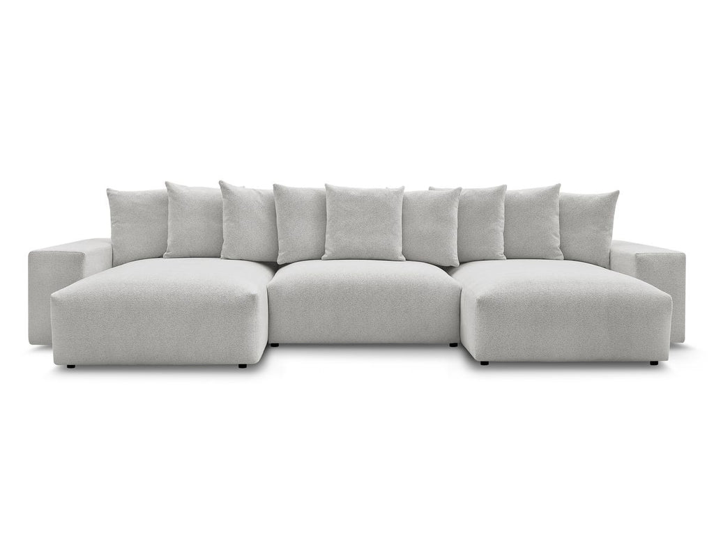 Voltaire - Fixed Panoramic Sofa - Mottled Fabric