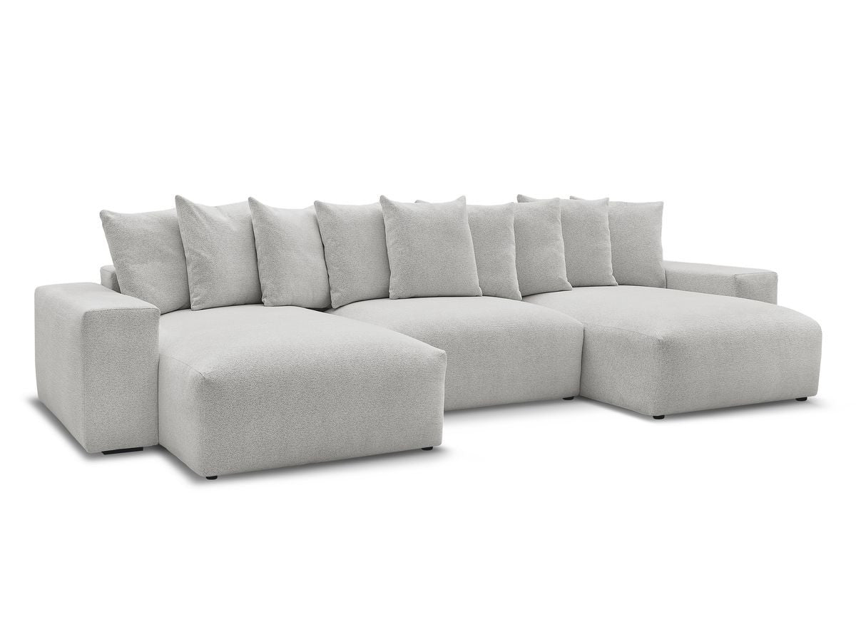 Voltaire - Fixed Panoramic Sofa - Mottled Fabric